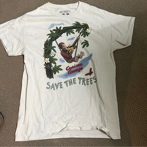 Riot Society Off-White Cotton Tee